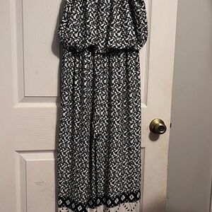 Magic Monochrome Geometric Dress